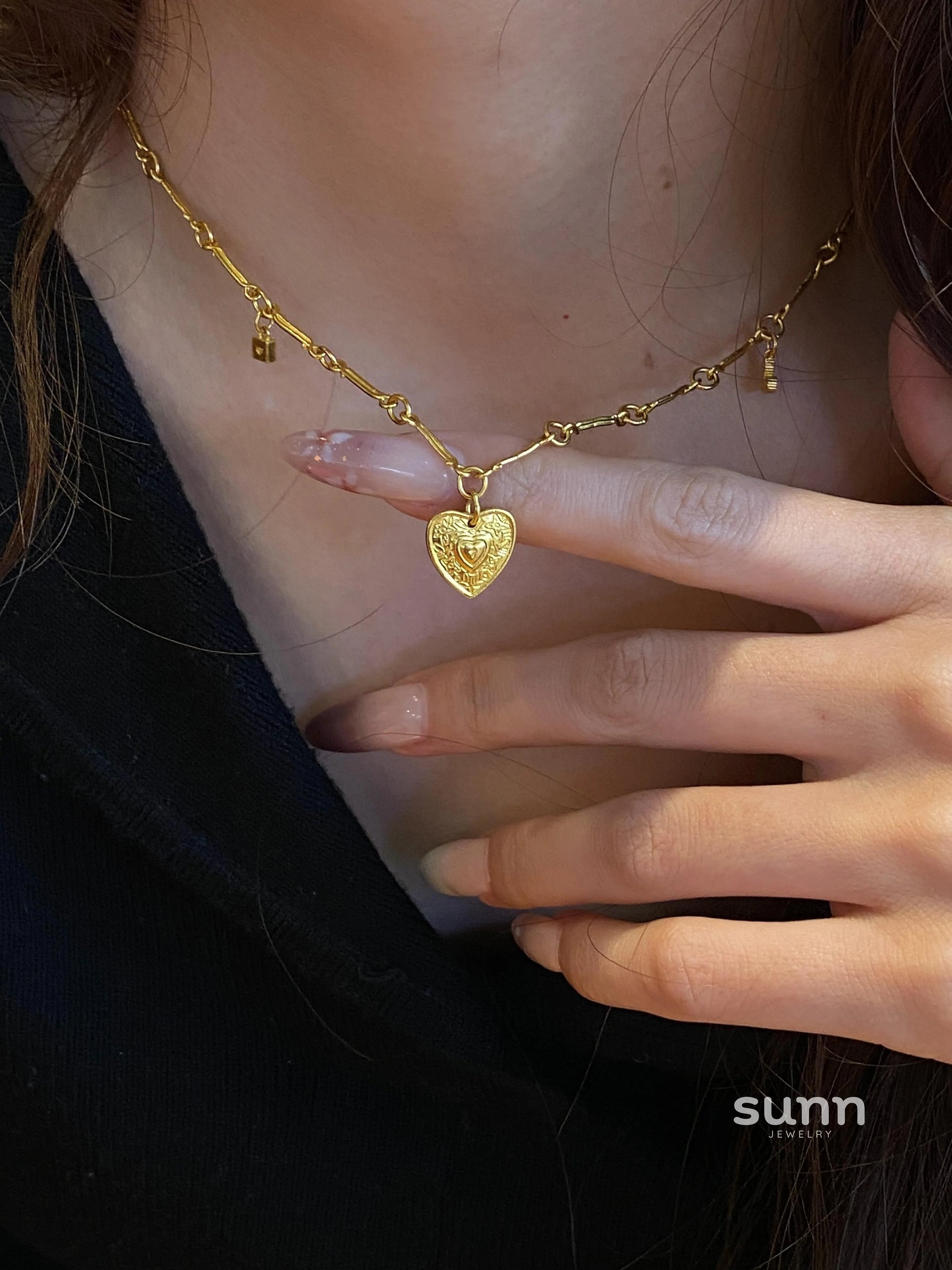 Brilynn Celestial Heart Necklace