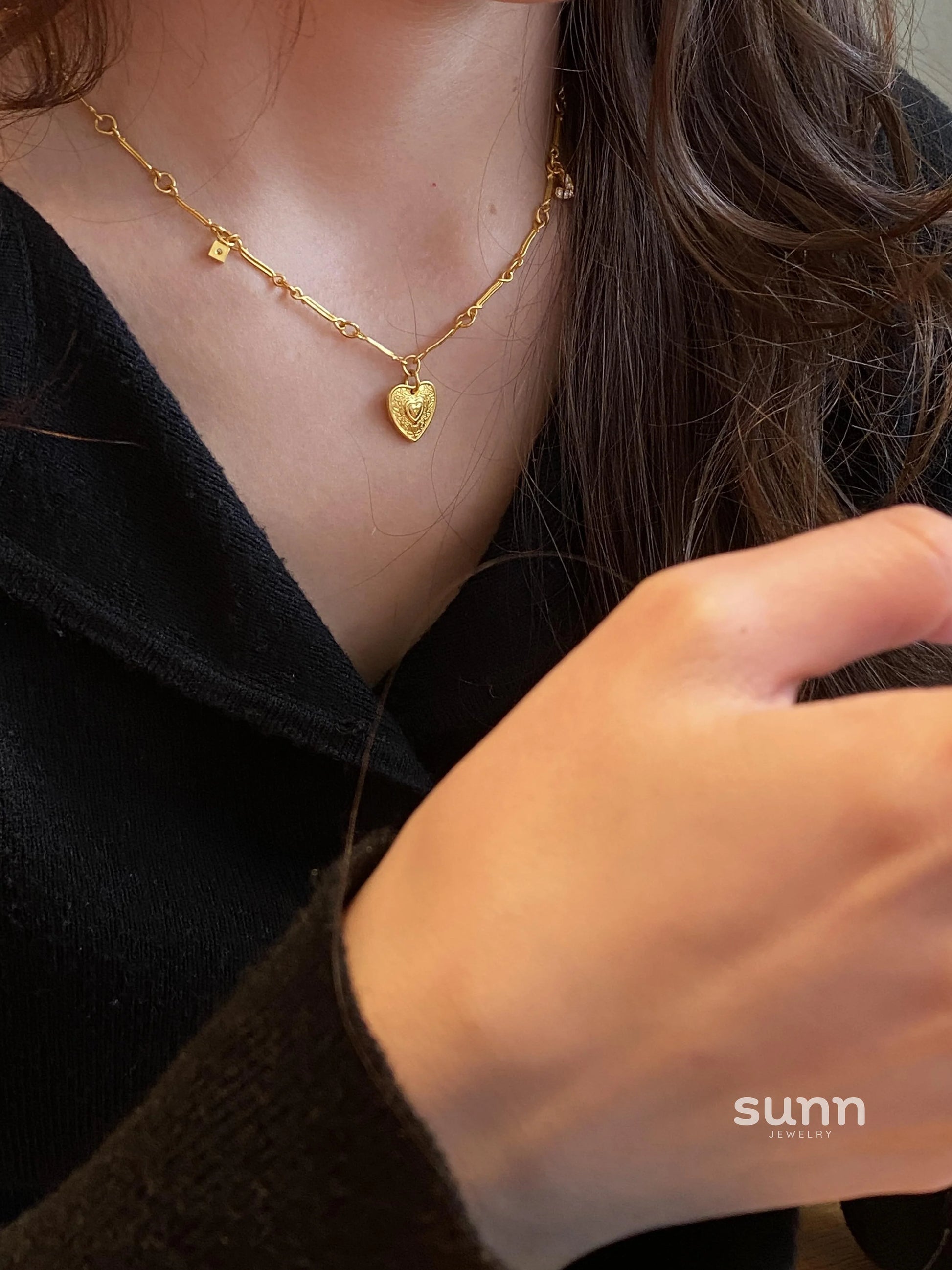Brilynn Celestial Heart Necklace