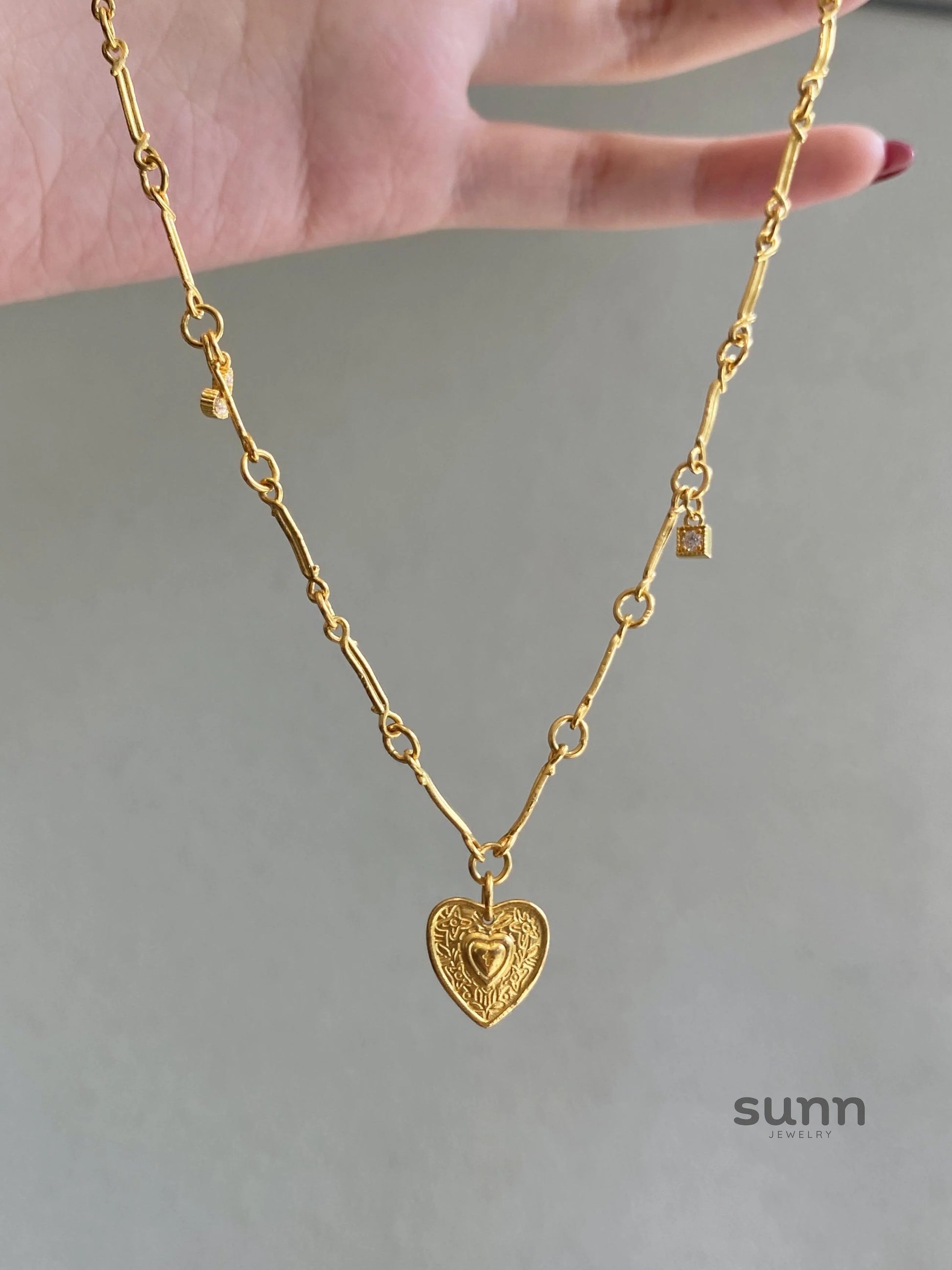 Brilynn Celestial Heart Necklace