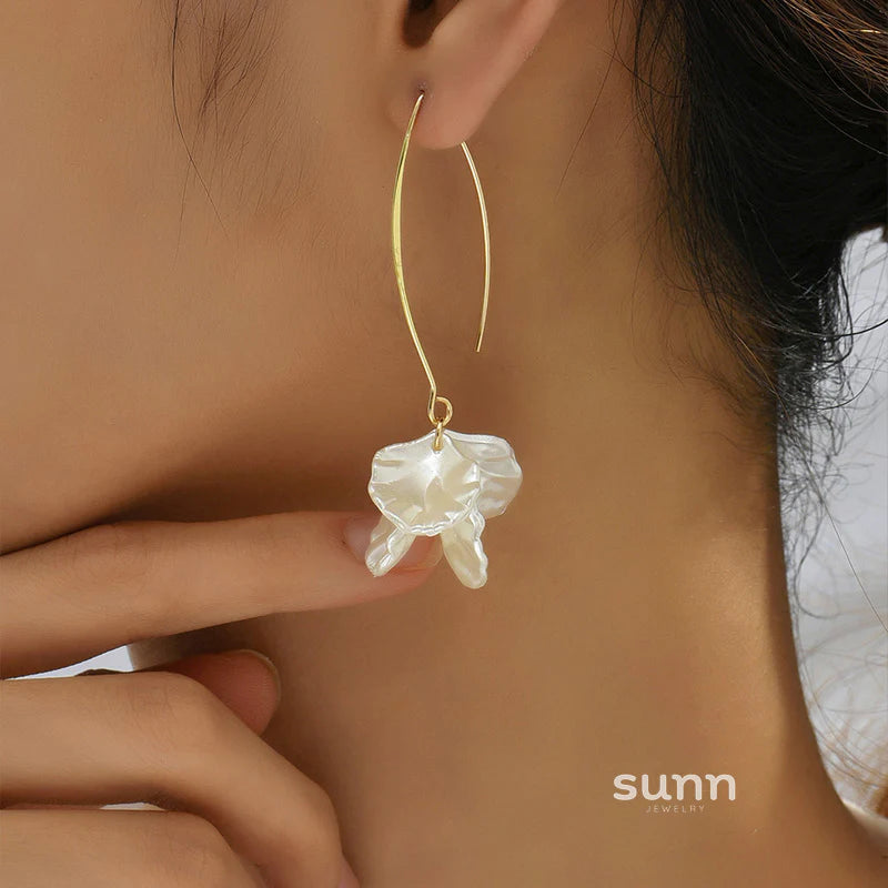 Brionna Petal Drop Earrings