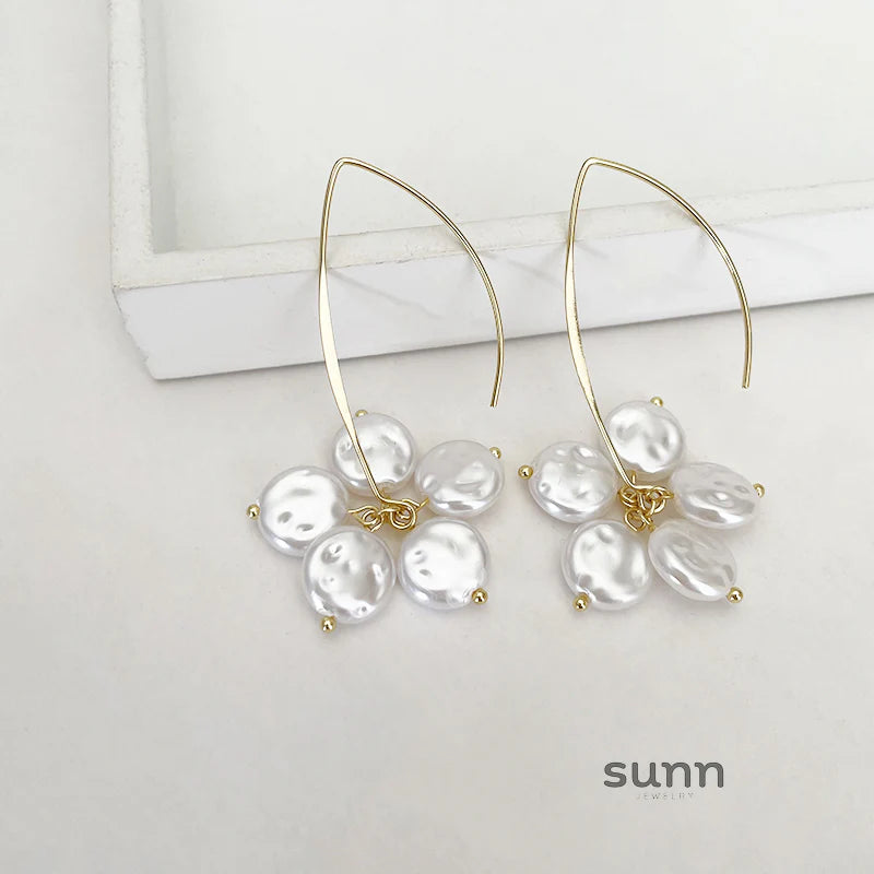 Brionna Petal Drop Earrings