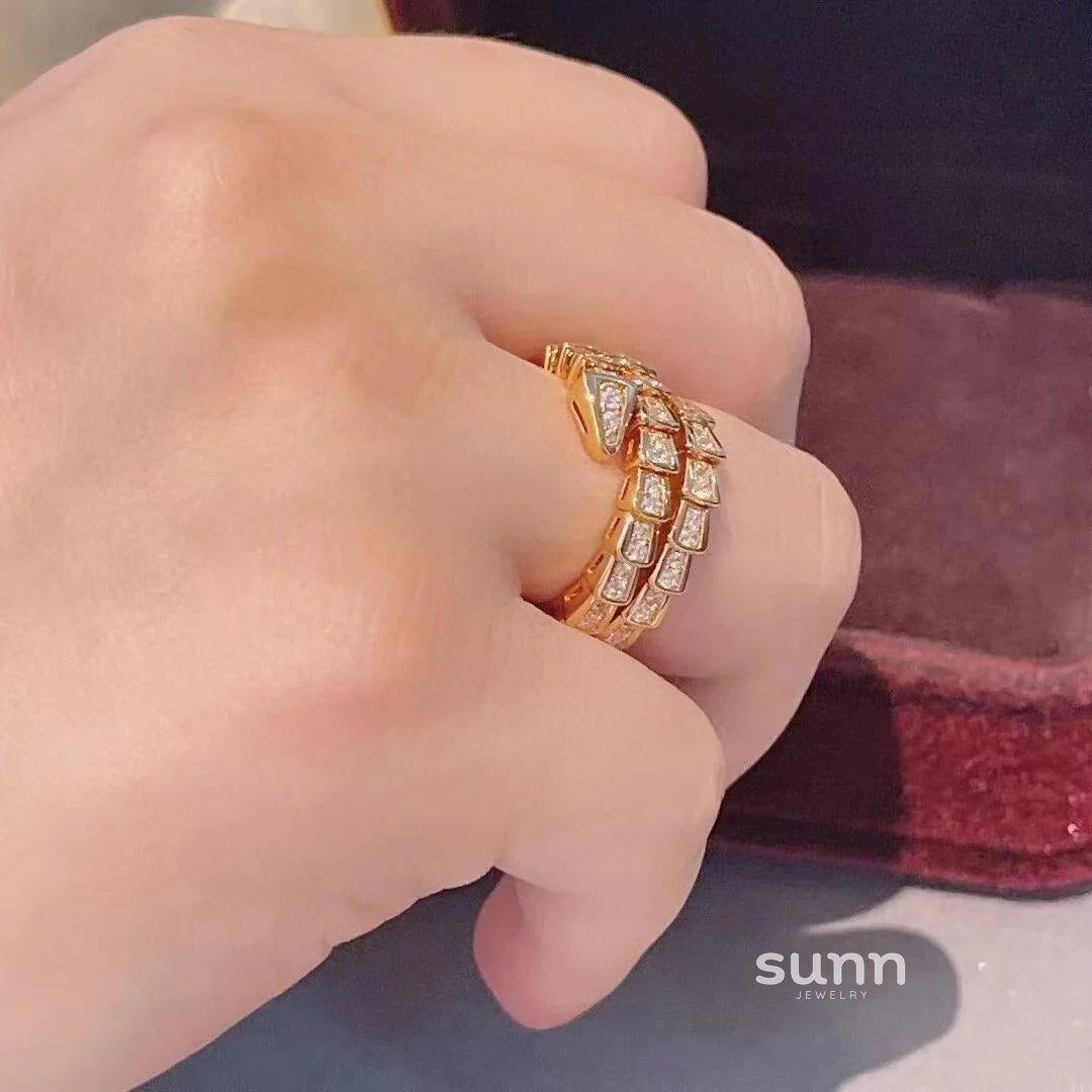 Brionna Serpent Embrace Ring