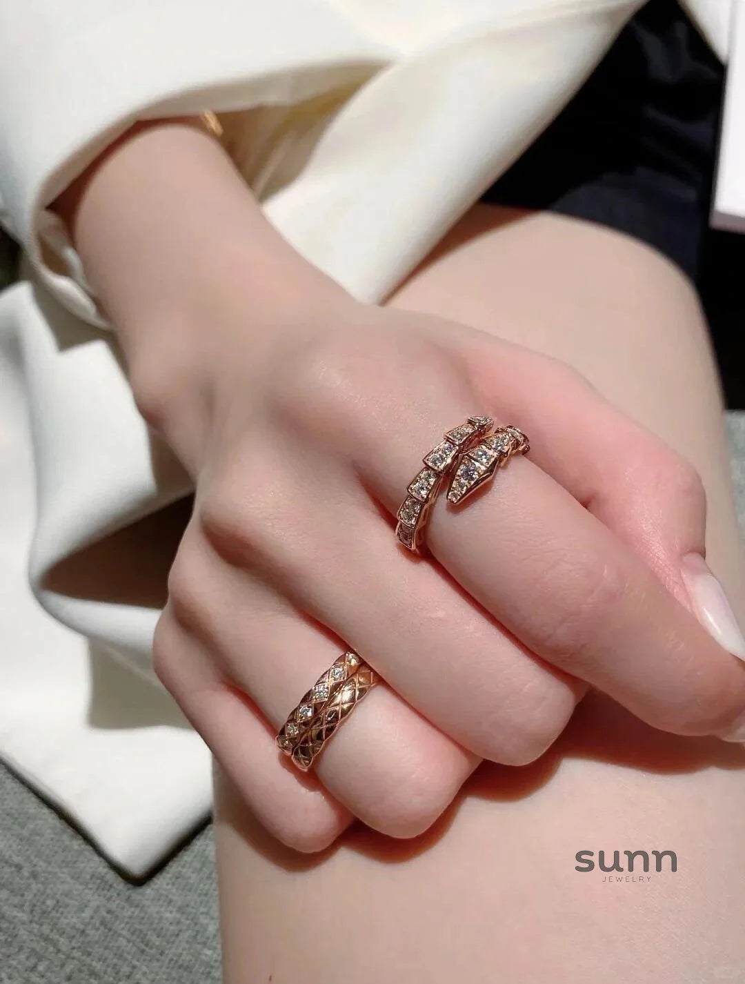 Brionna Serpent Embrace Ring