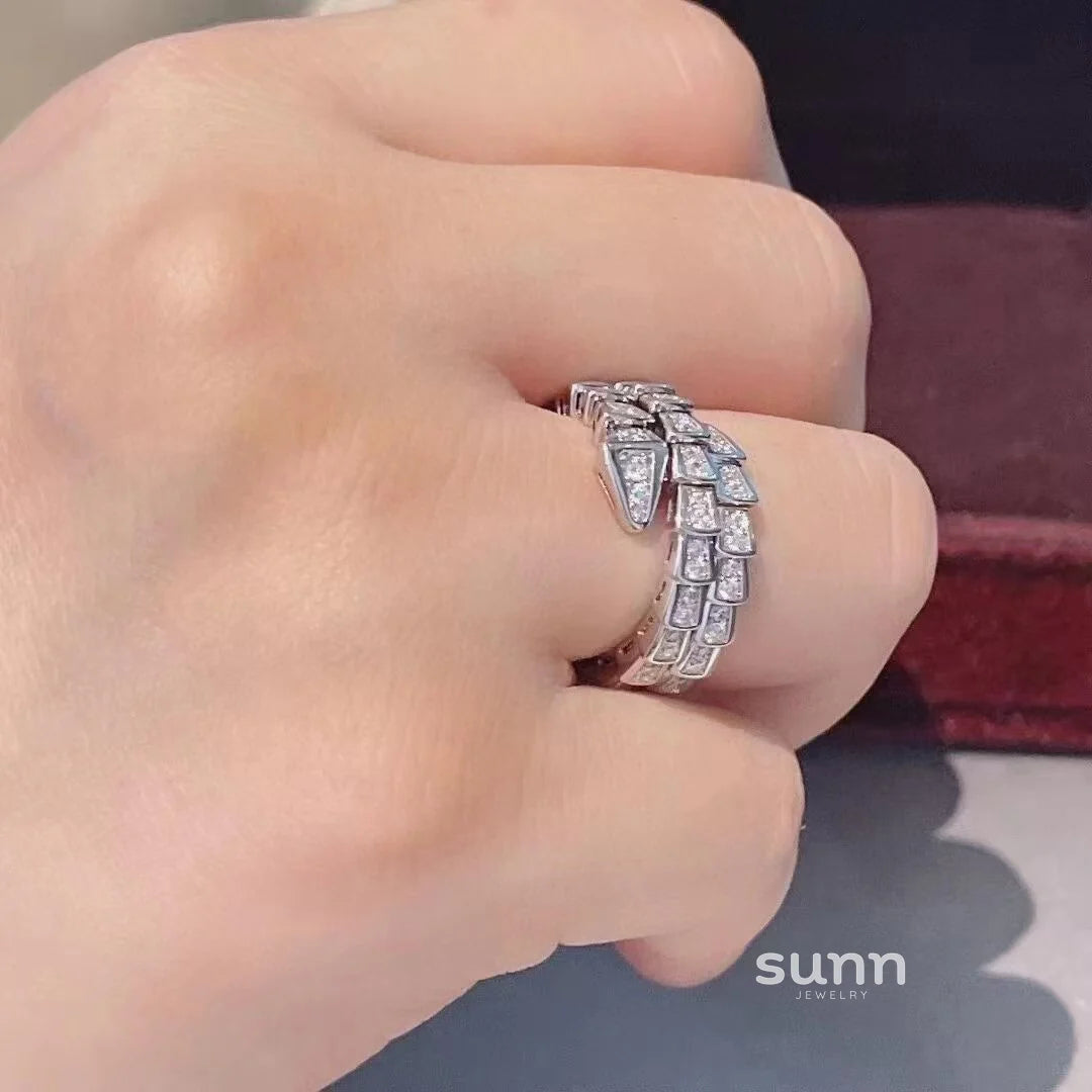 Brionna Serpent Embrace Ring