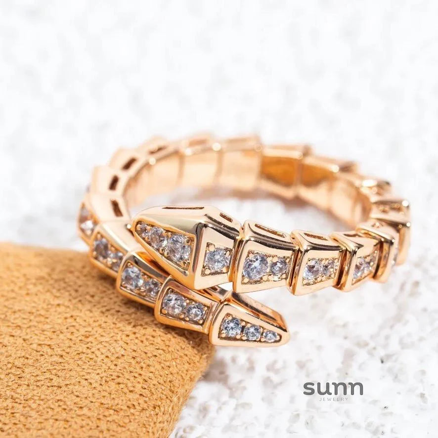Brionna Serpent Embrace Ring