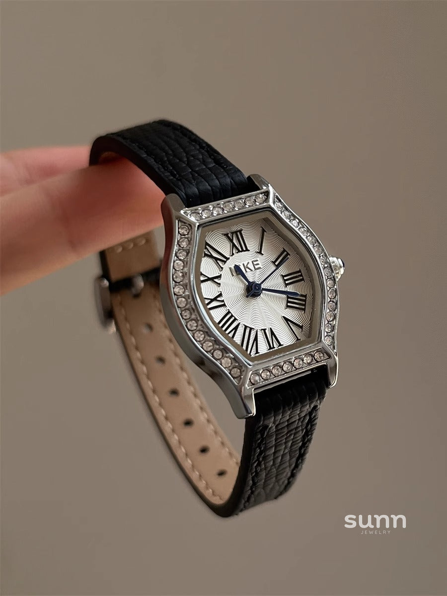 Bristol Embellished Barrel Watch [2CTBRMTC]