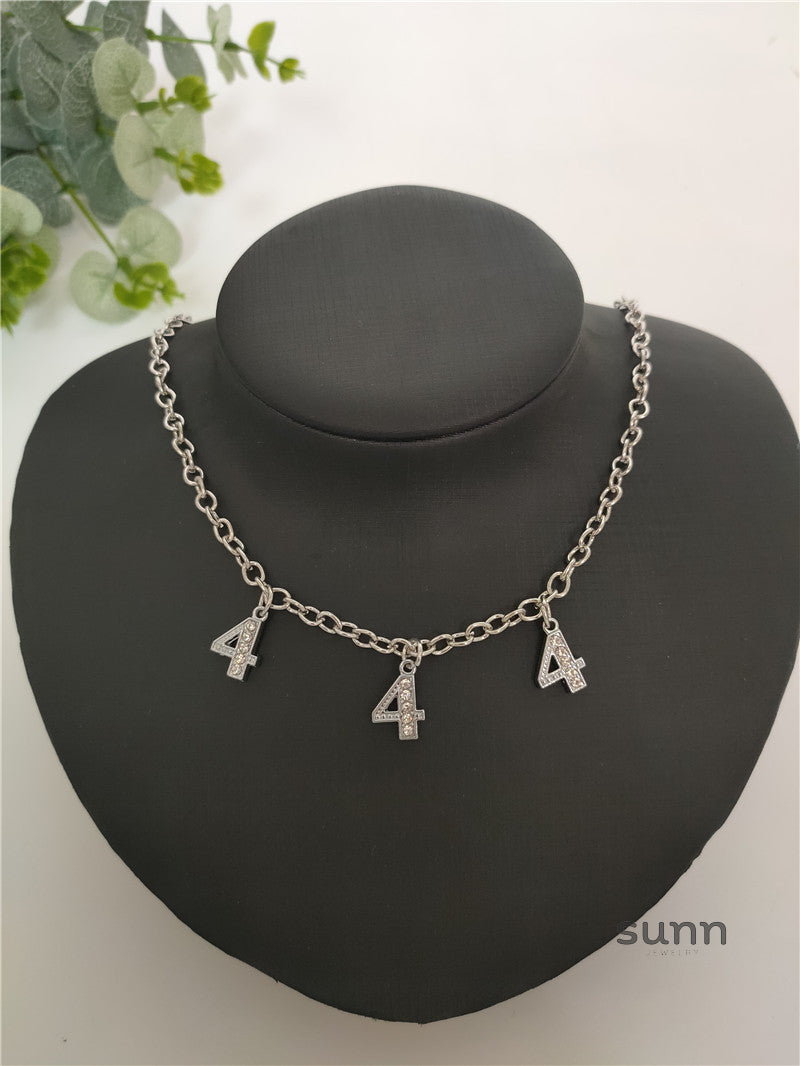 Britain Crystal Word Necklace [A6M7ZBD6]