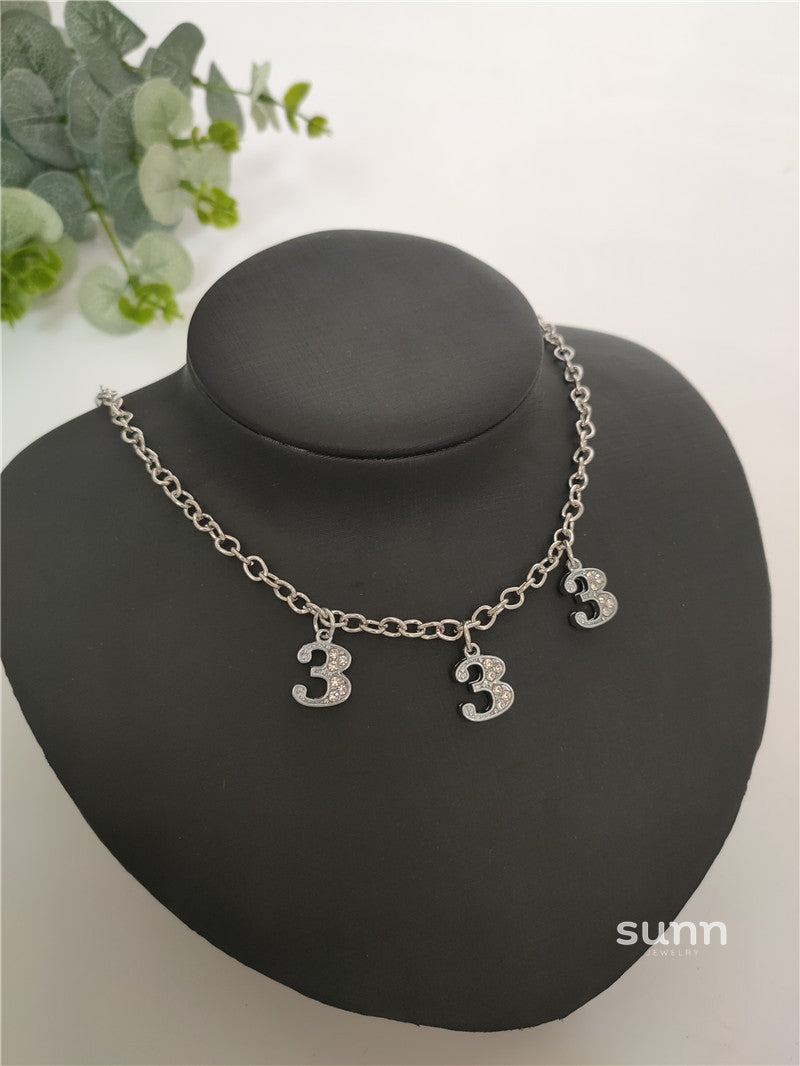 Britain Crystal Word Necklace [VWW92OCY]