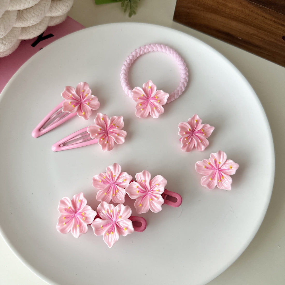 Britany Pink Blossom Hairpin [7OKGZF38]