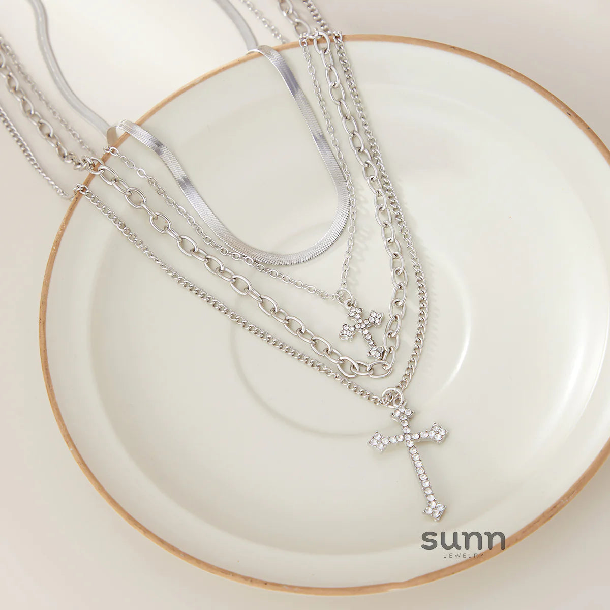 Britney Layered Charm Necklace