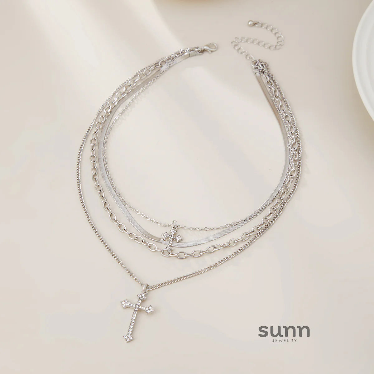 Britney Layered Charm Necklace