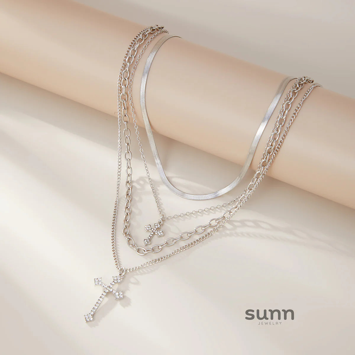 Britney Layered Charm Necklace