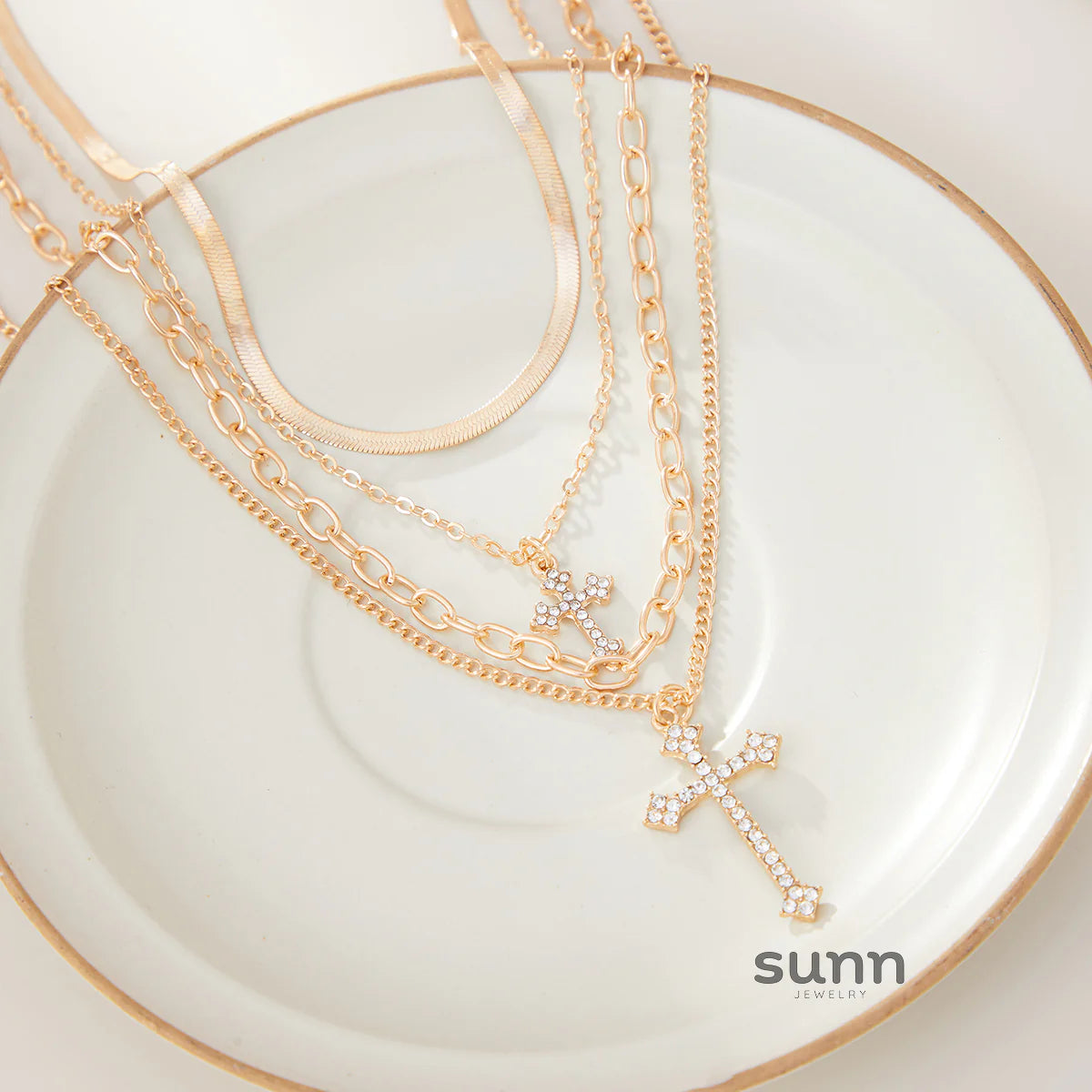 Britney Layered Charm Necklace