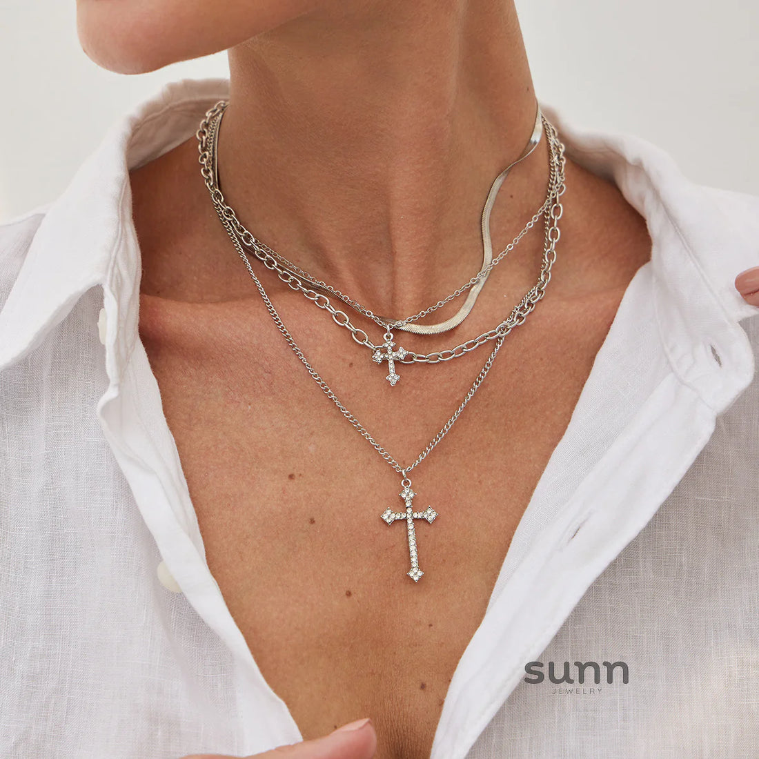 Britney Layered Charm Necklace