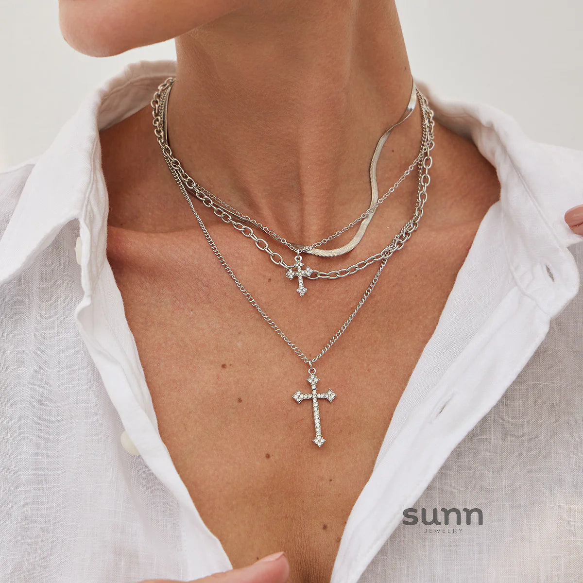 Britney Layered Charm Necklace