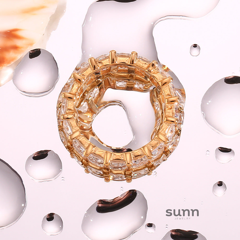 Bronwyn Square Zircon Ring [SSGAPYQE]