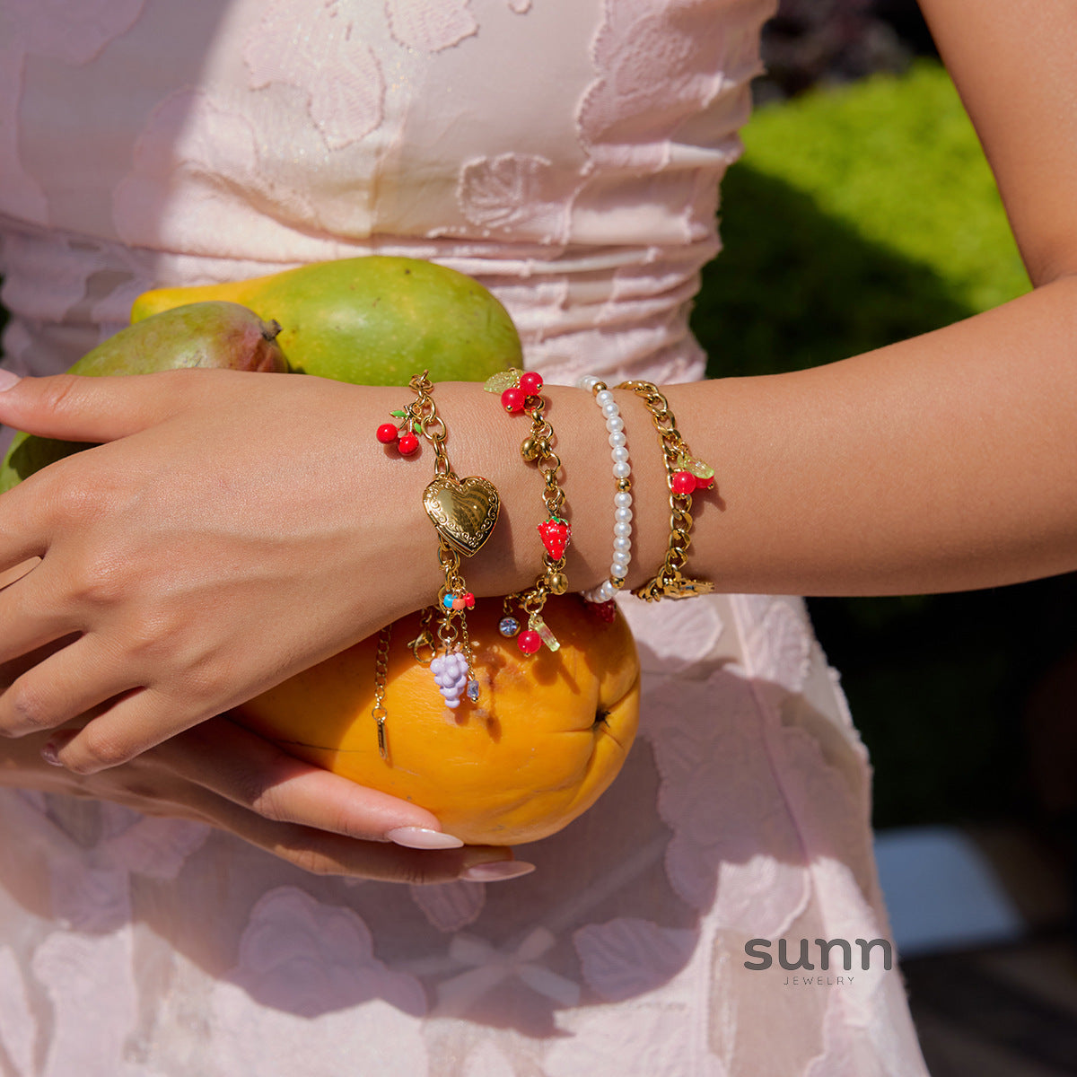 Brook Layered Charm Bracelets [LV9ED8FQ]