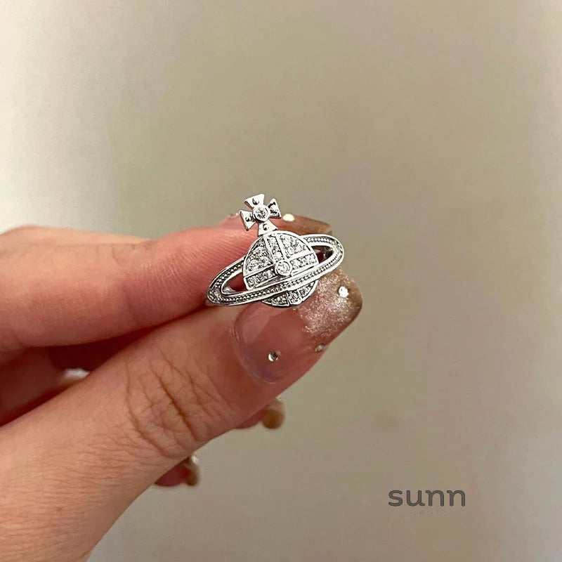 Brook Sparkle Saturn Ring