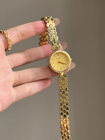 Brookelyn Honeycomb Bracelet Watch [PQVC27YI]