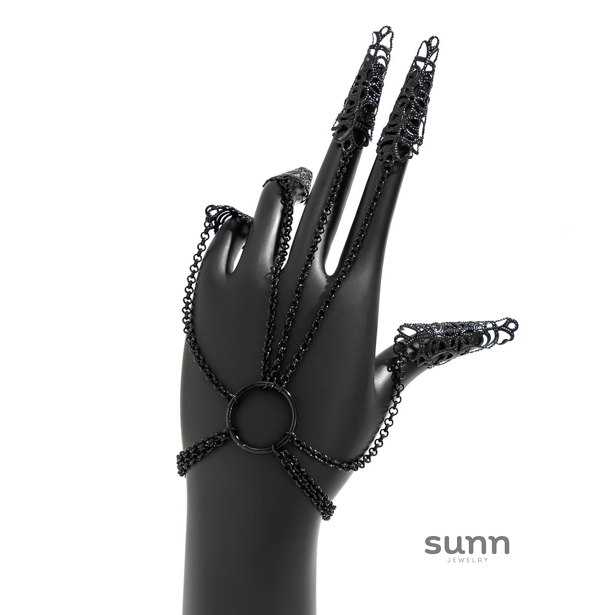 Bruchy Gothic Nail Hand Jewelry [L5CJTDMH]