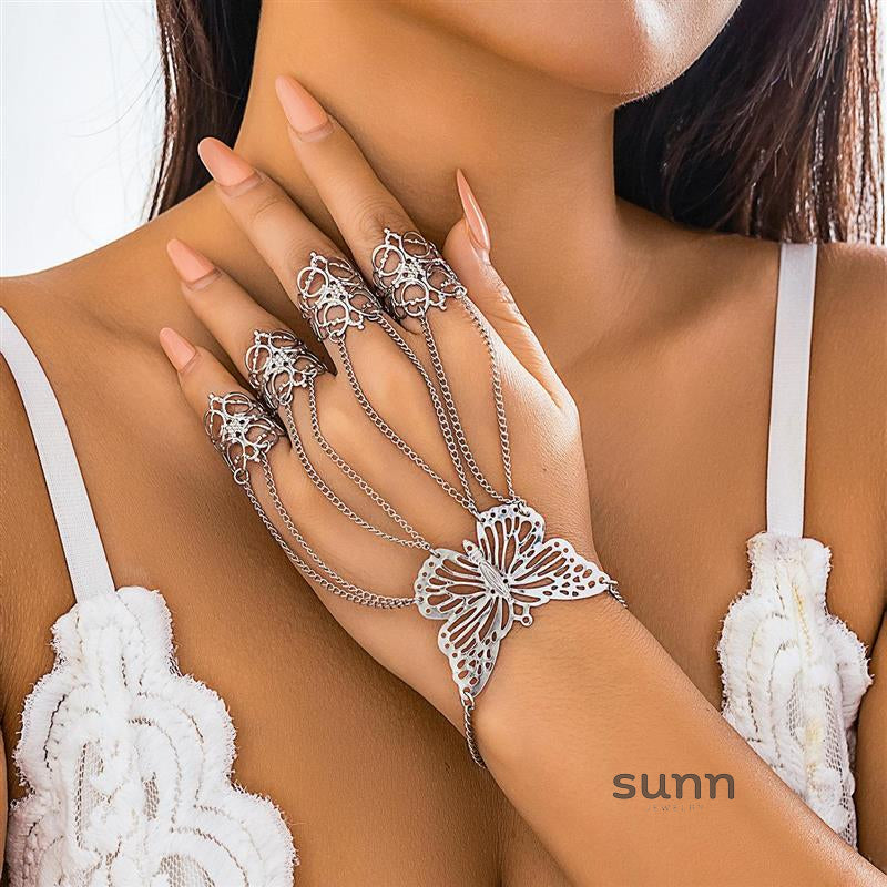 Bruchy Gothic Nail Hand Jewelry [X3QYU7DZ]