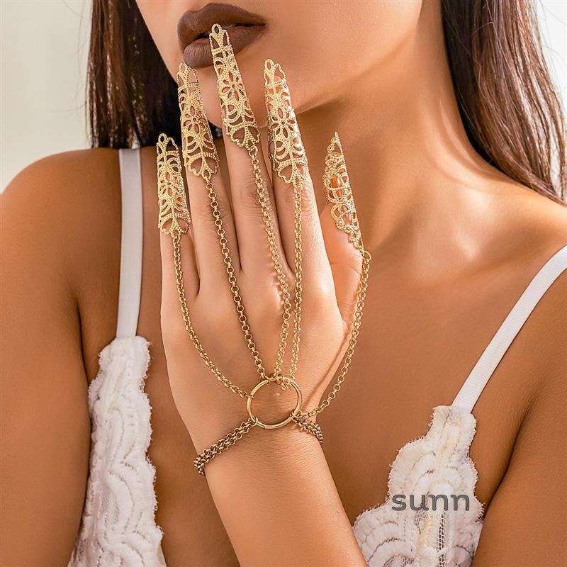 Bruchy Gothic Nail Hand Jewelry [AEAPPHBG]