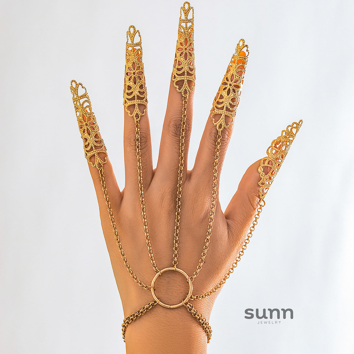 Bruchy Gothic Nail Hand Jewelry [MB68ZF1A]
