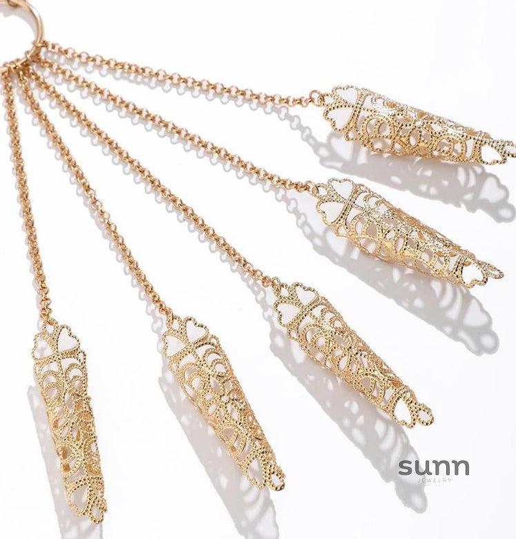 Bruchy Gothic Nail Hand Jewelry [G9U2DZB3]