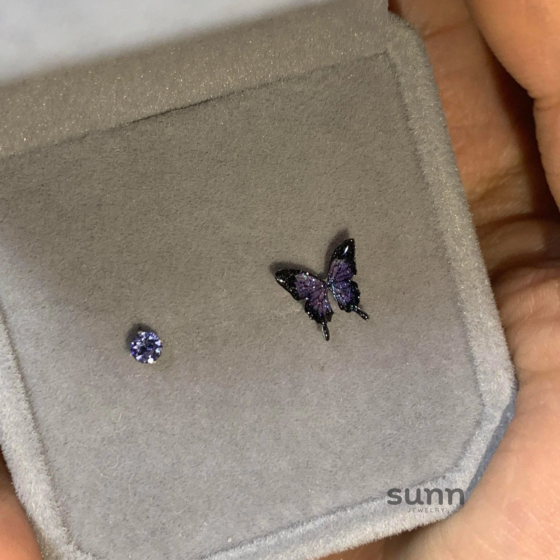 Brylee Asymmetric Butterfly Star Earrings