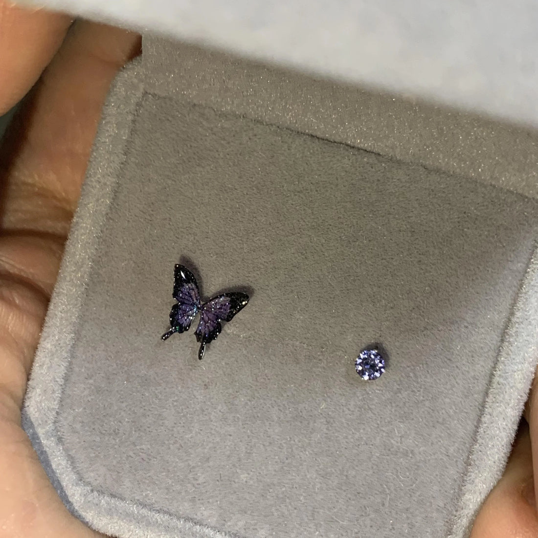 Brylee Asymmetric Butterfly Star Earrings