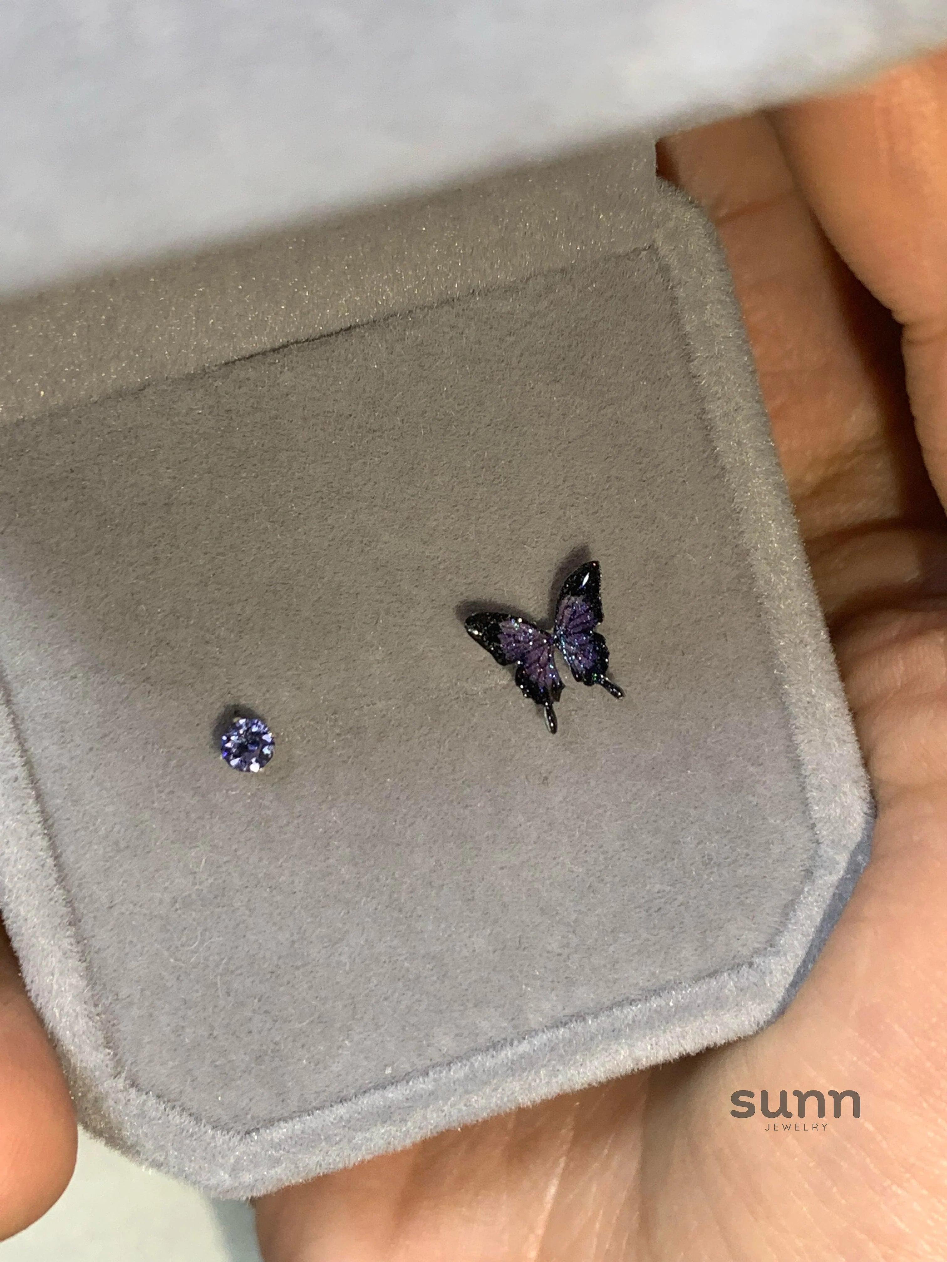 Brylee Asymmetric Butterfly Star Earrings