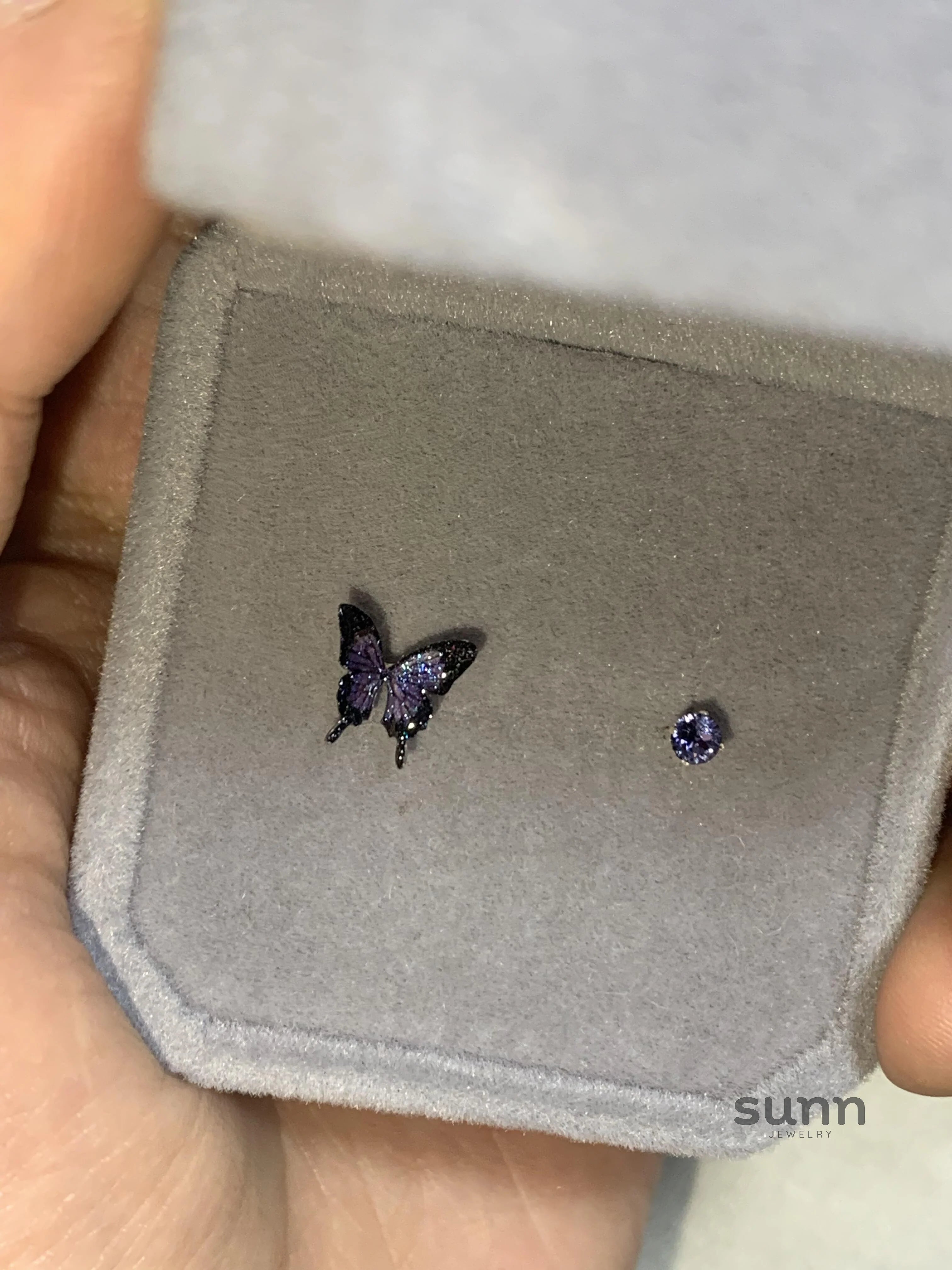 Brylee Asymmetric Butterfly Star Earrings