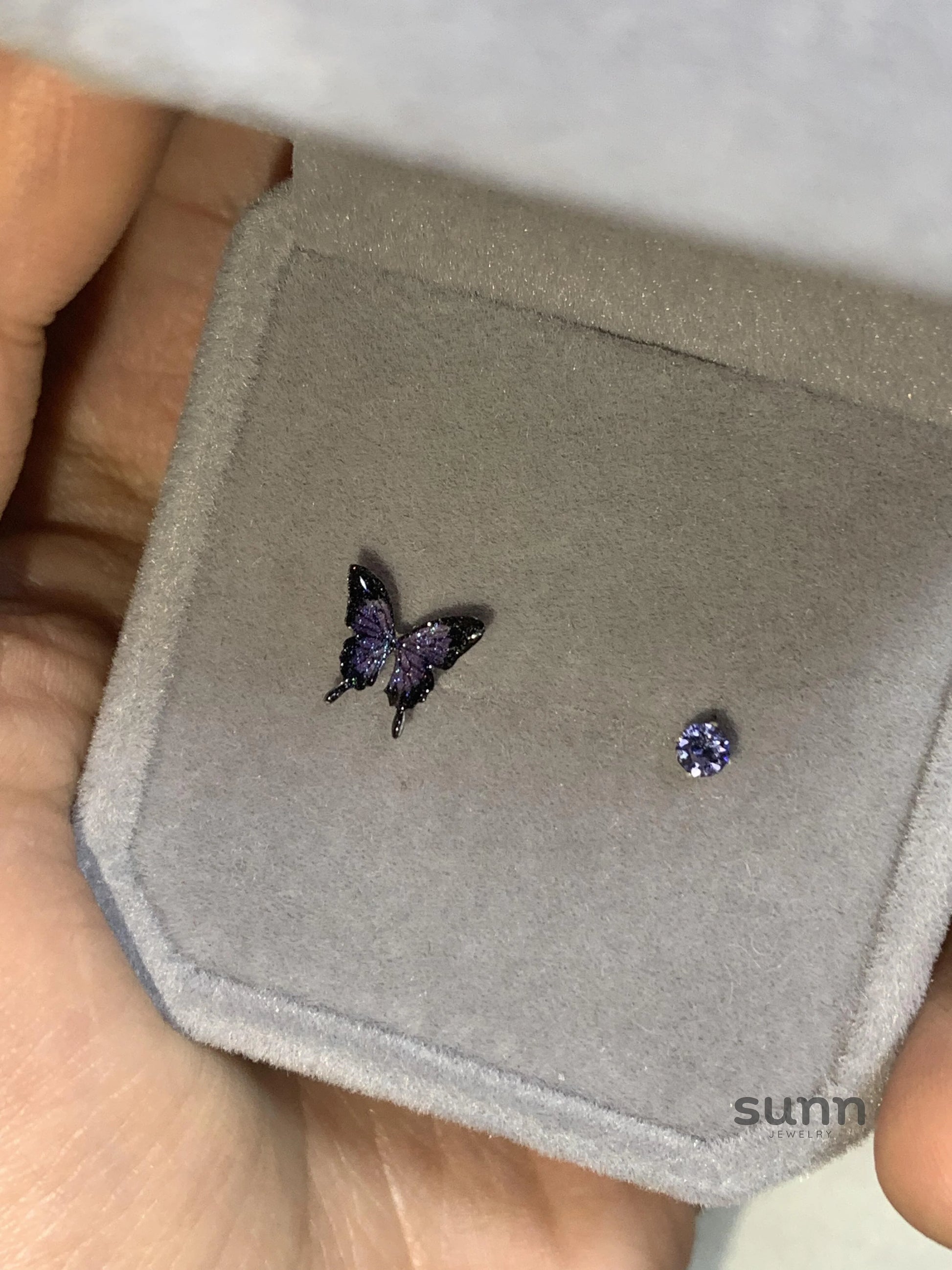 Brylee Asymmetric Butterfly Star Earrings