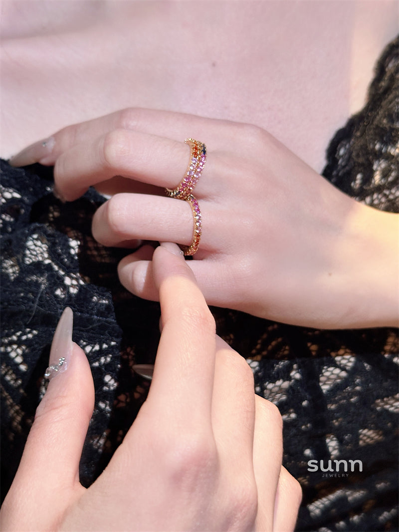 Brylee Rainbow Stacking Ring [EA0REZ99]