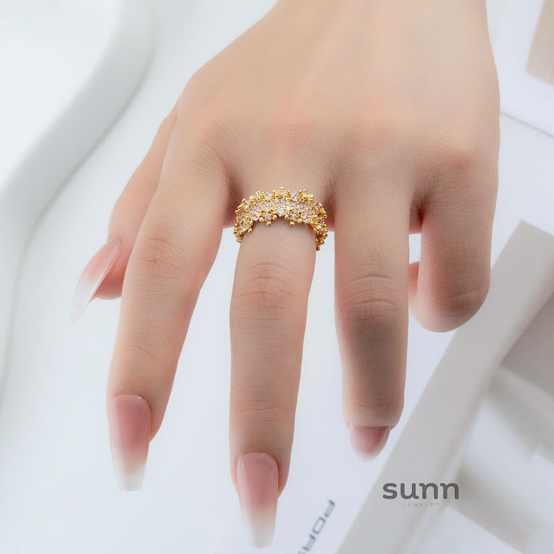 Brylee Starry Adjustable Ring [4A619HTY]