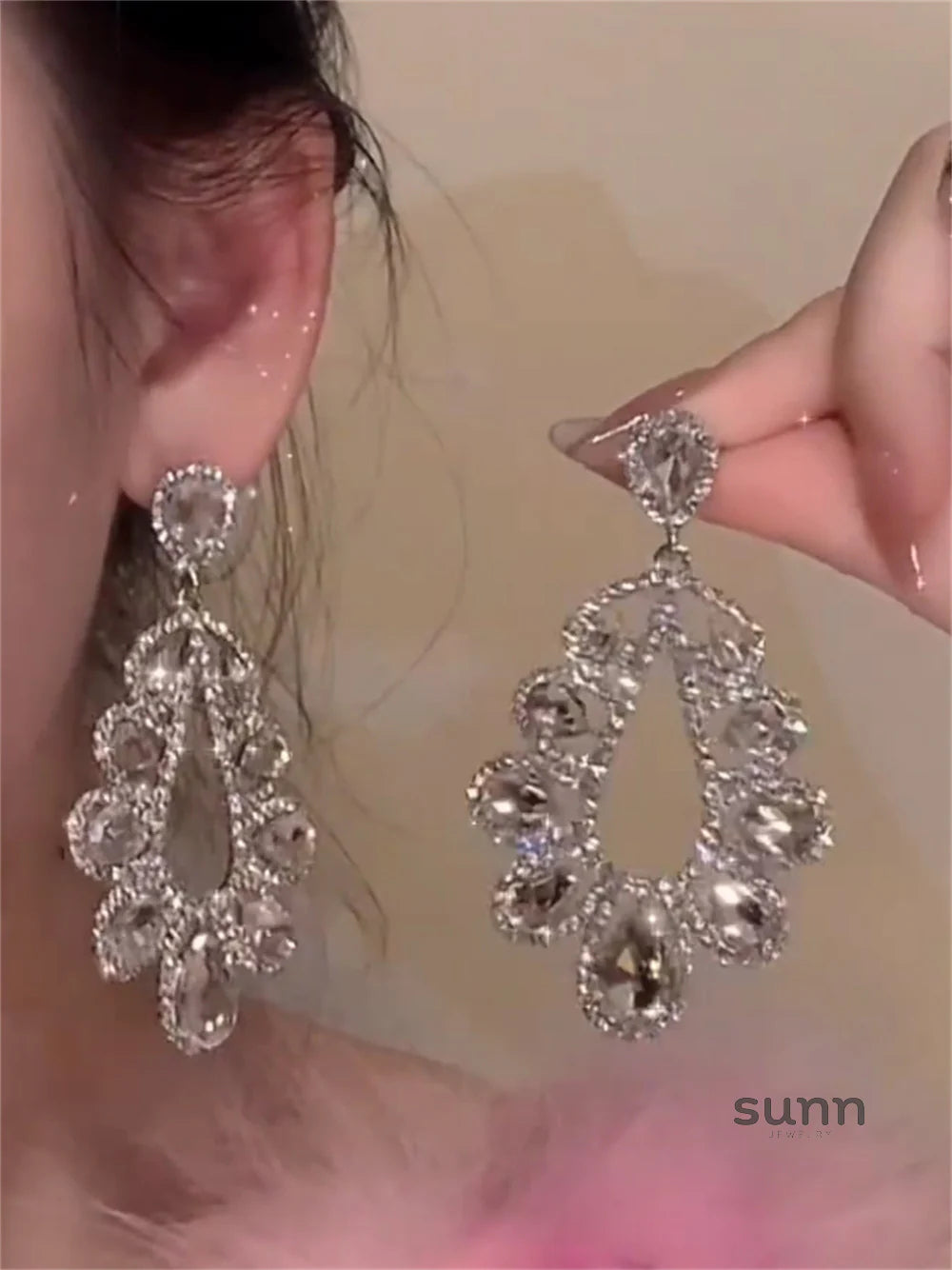 Brylei Dazzling Drop Earrings