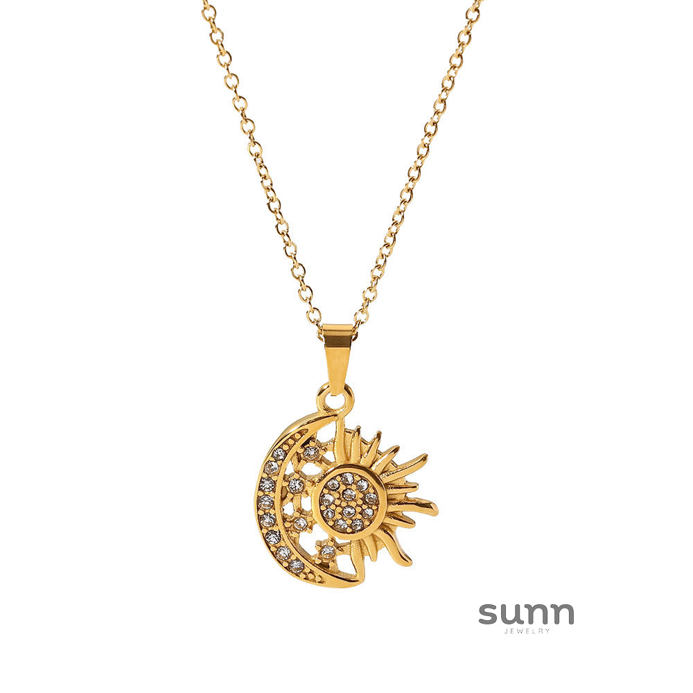 Bryleigh Celestial Layered Necklace [VBU3P96H]