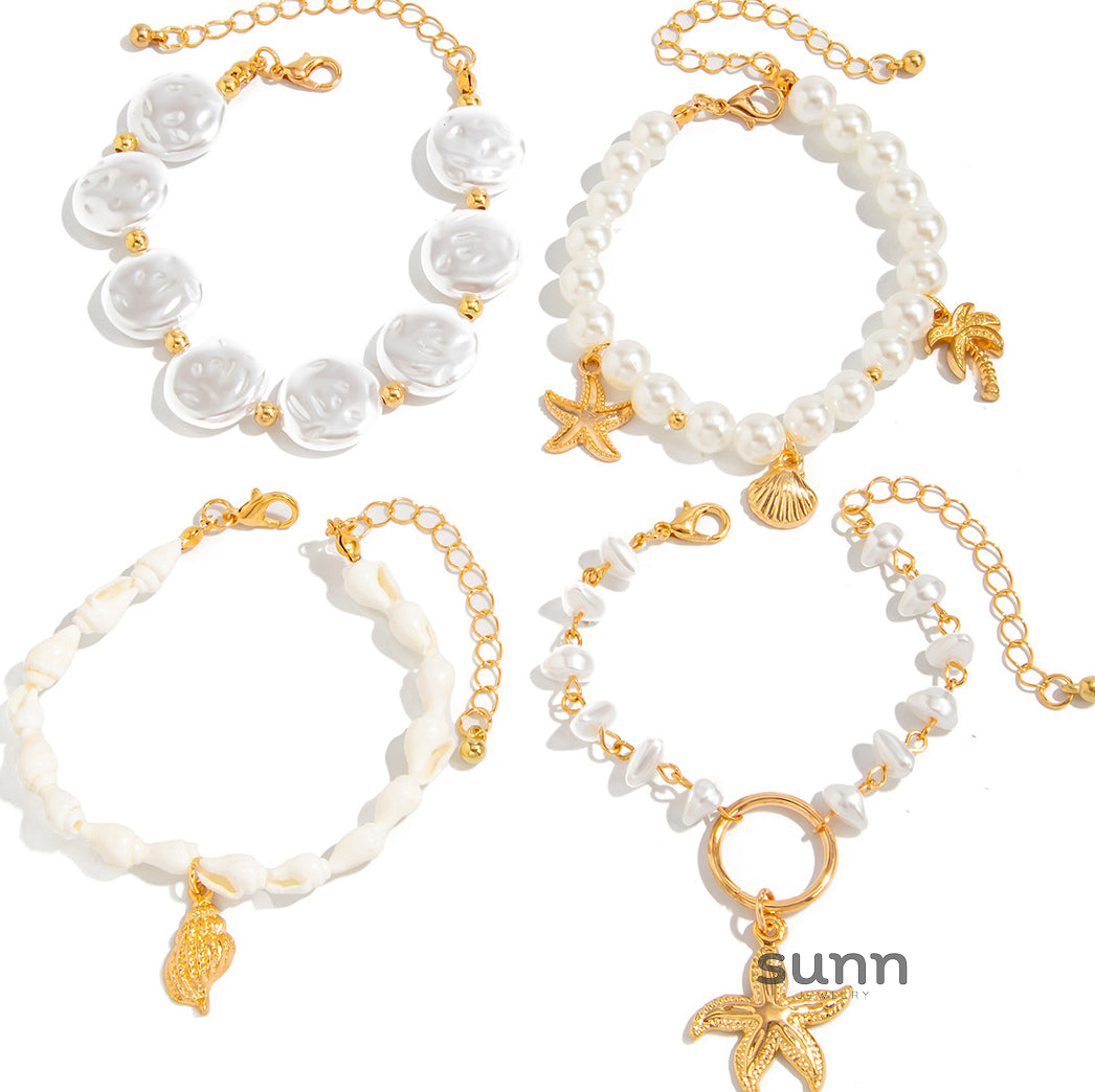 Bryleigh Pearl Starfish Bracelet [NRA74OHU]