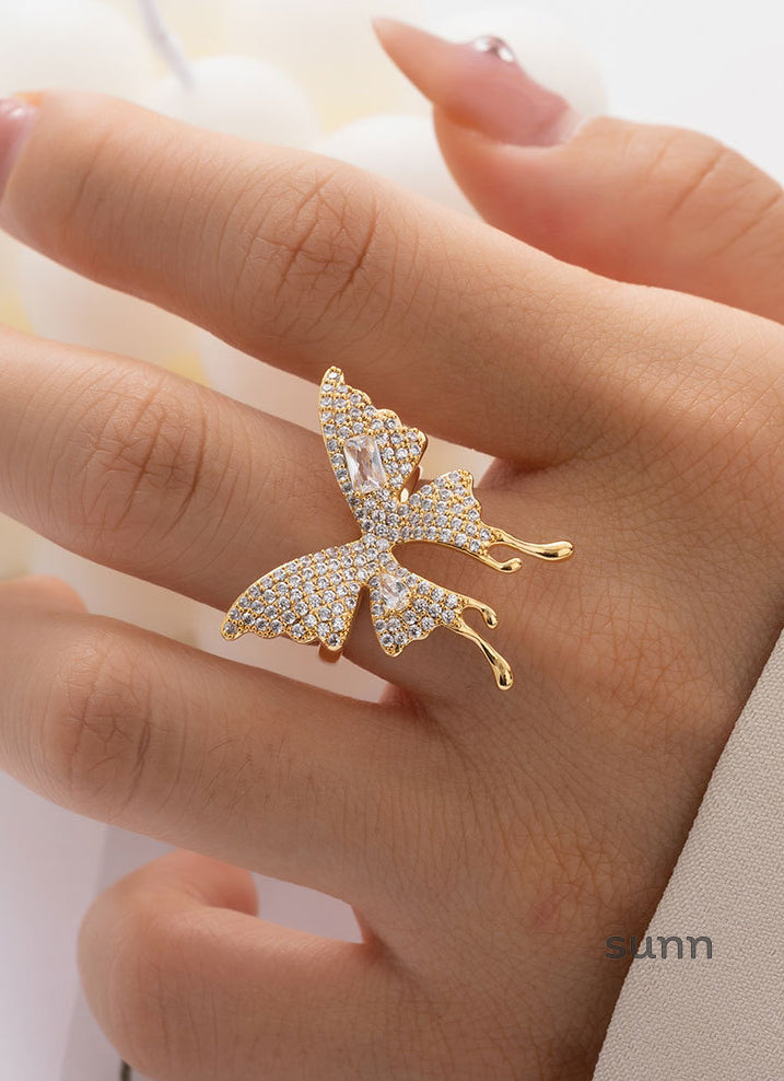 Brylie Butterfly Open Ring [8AH9TCE9]