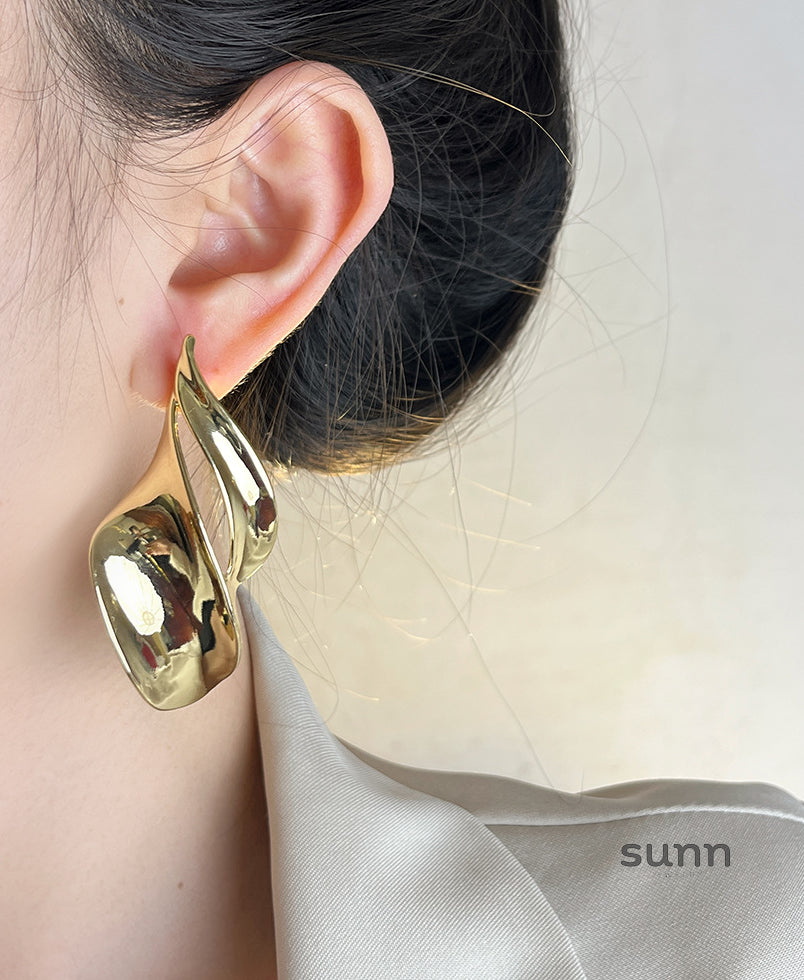 Brylynn Twisted Metal Earrings [HK00XX0S]