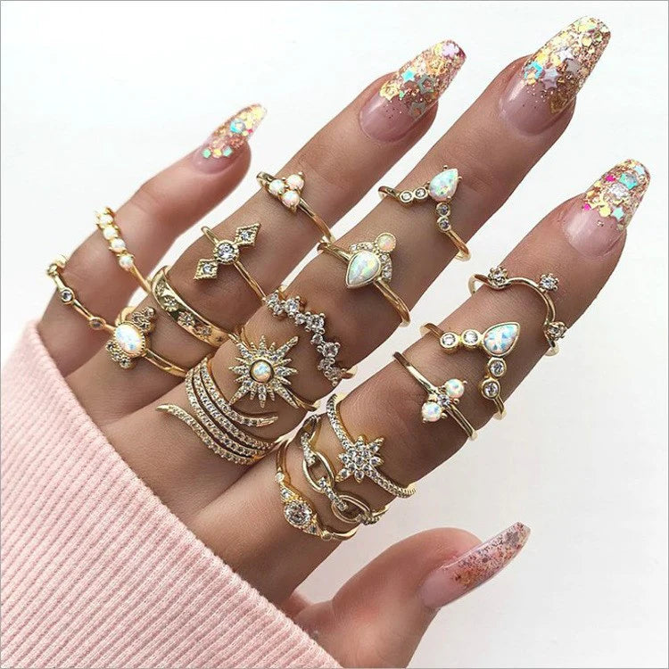 Brynleigh Gemstone Stacking Ring Set