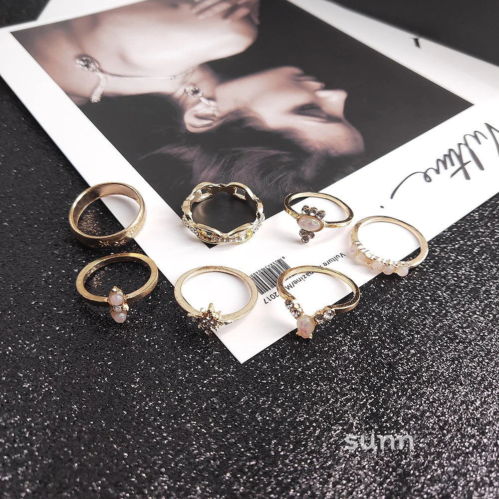 Brynleigh Gemstone Stacking Ring Set