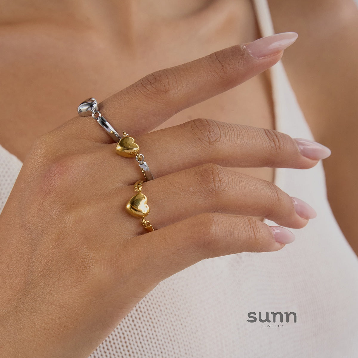 Brynley Eternal Heart Ring [S2CYBLKD]