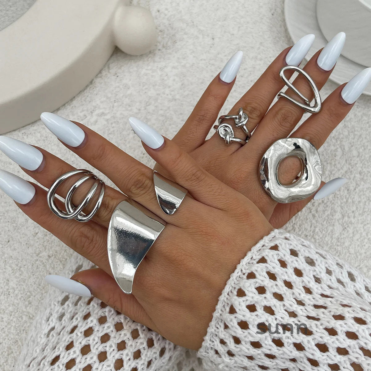 Brynna Sculptural Statement Rings