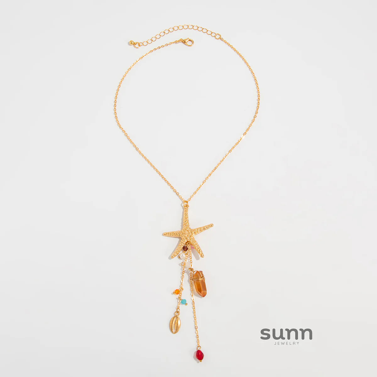 Bushra Gold Starfish Necklace