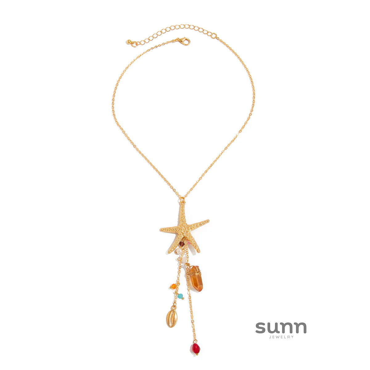 Bushra Gold Starfish Necklace
