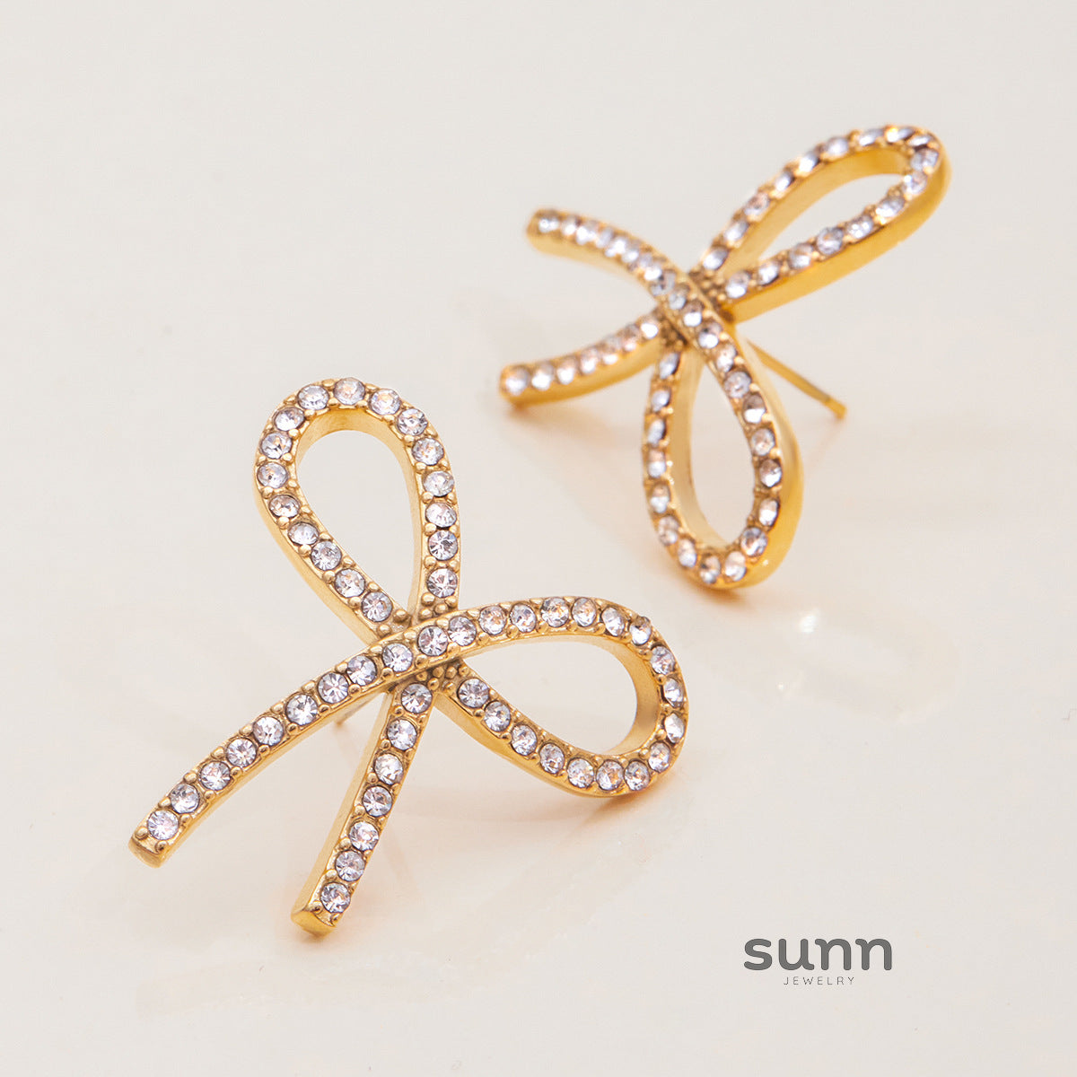 Caeli Diamond Bow Earrings [QFNWAY6Q]