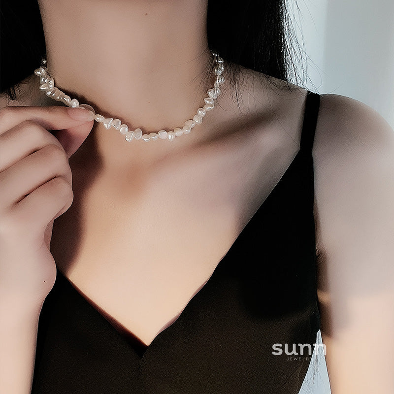 Caidence Baroque Pearl Choker [32MP31UT]