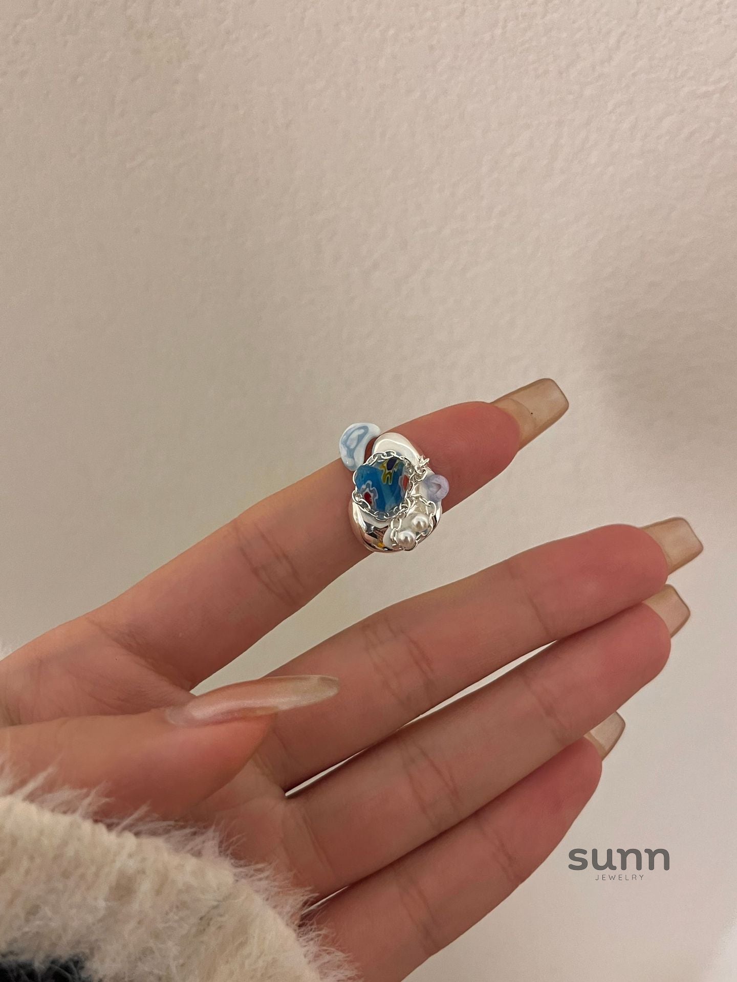 Cailynn Enamel Eye Ring [U4NF3CIZ]