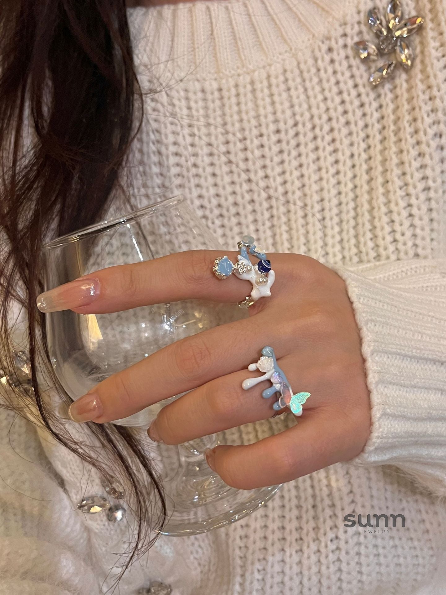 Cailynn Enamel Eye Ring [BFSNSK47]